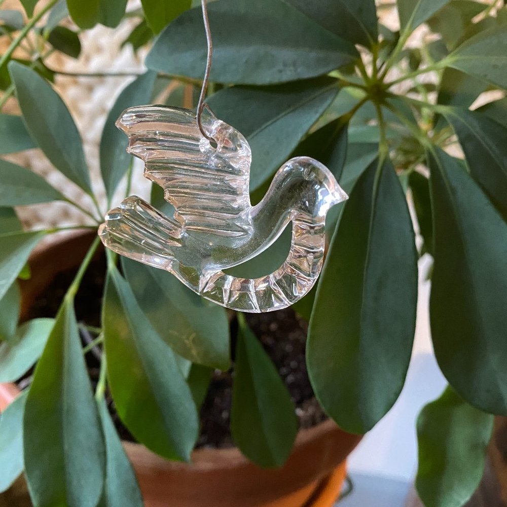 Gorham Lenox Dove Crystal Ornament